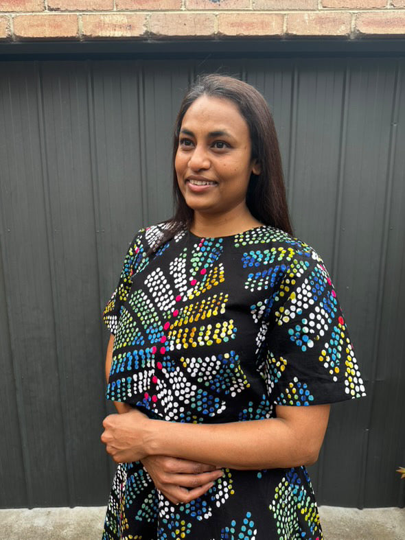 Tsitsi crop top and skirt