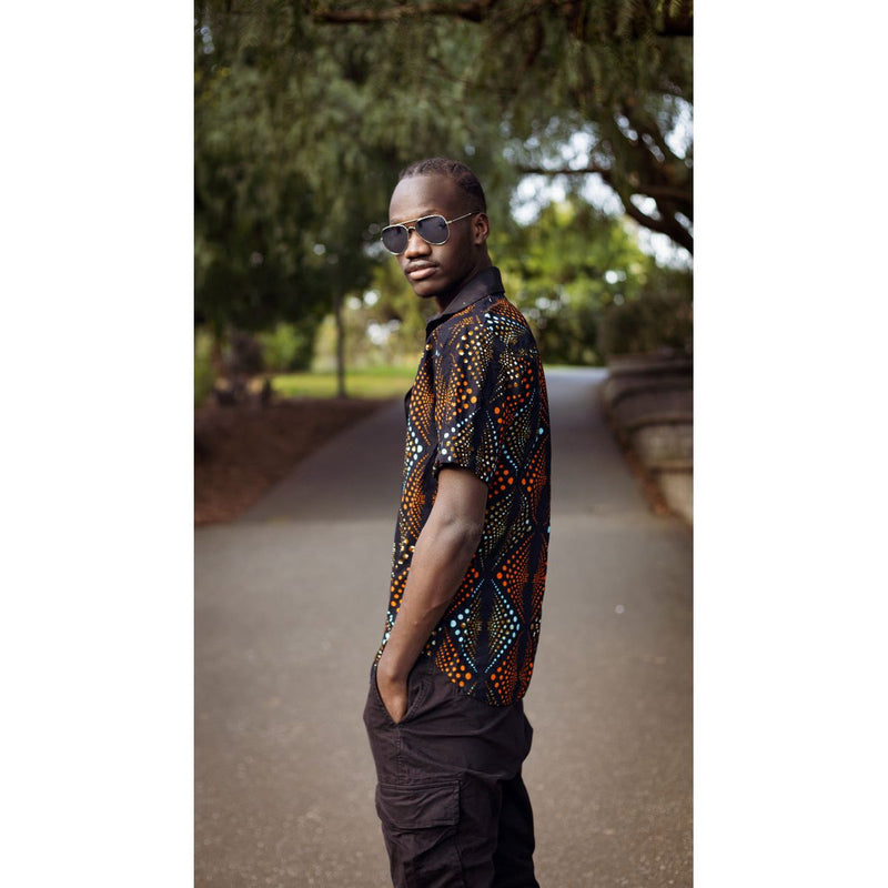 Kabina  african print shirt