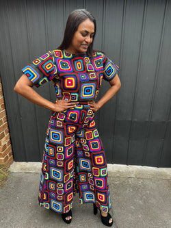 Shingi palazzo pants and top