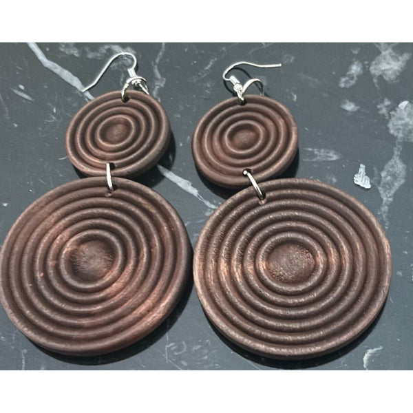 Wooden earrings
