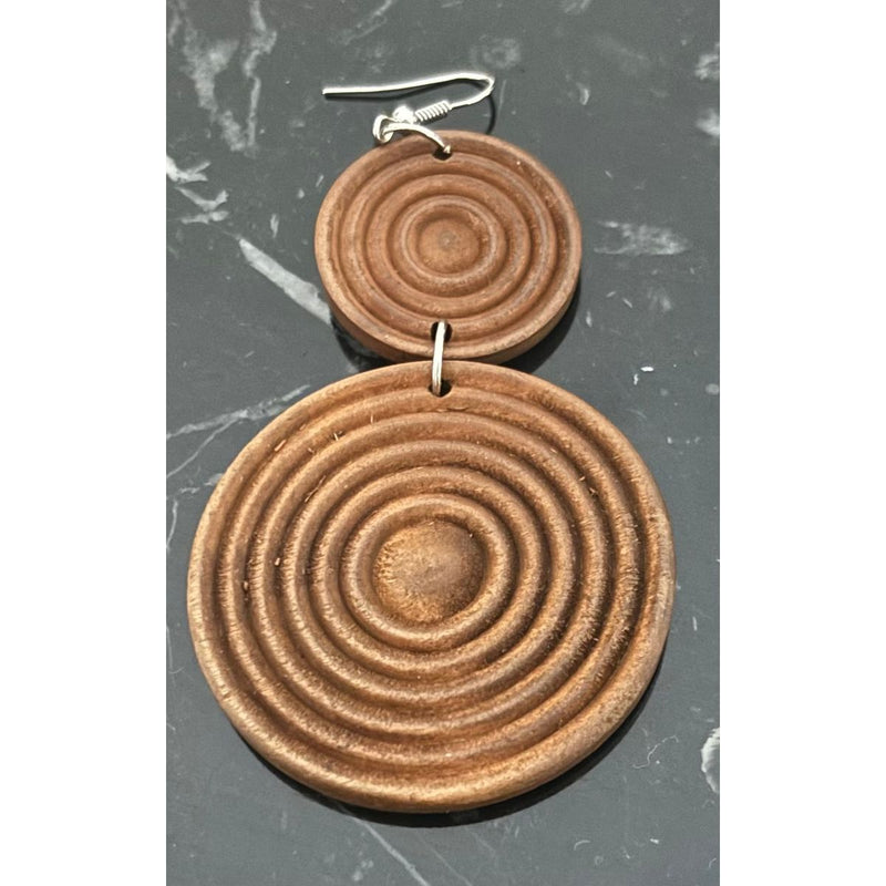 Wooden earrings