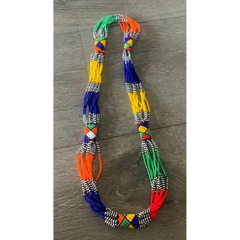 Multi Coloured rope necklace - Savannah Fashions