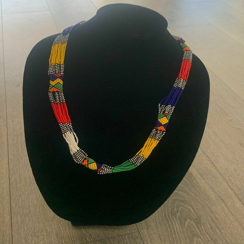 Multi Coloured rope necklace - Savannah Fashions