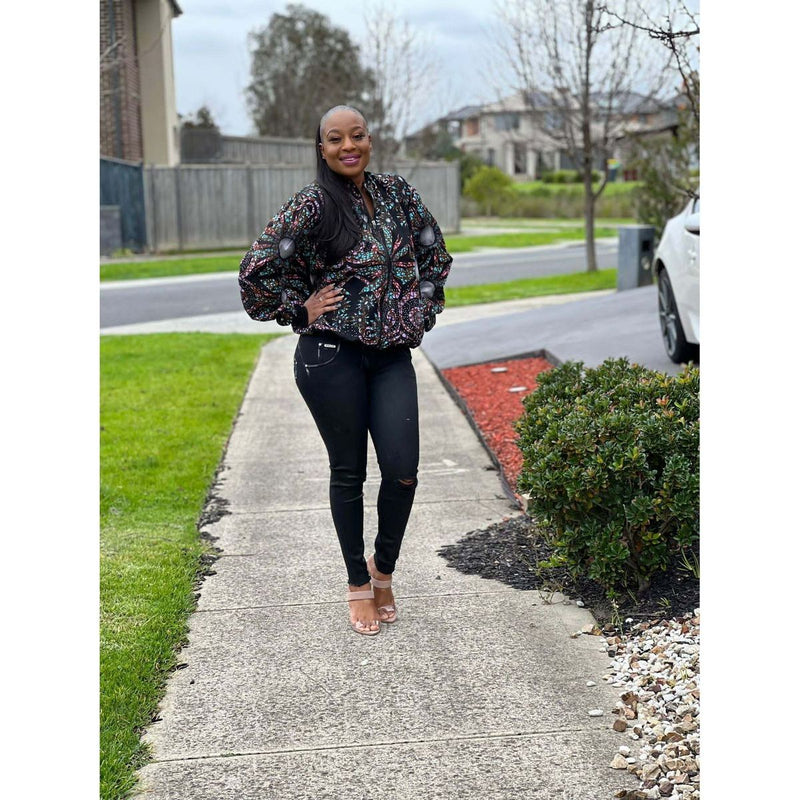 Chiedza bomber jacket - Savannah Fashions