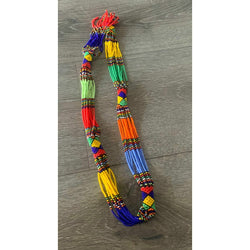 Multi Coloured rope necklace - Savannah Fashions