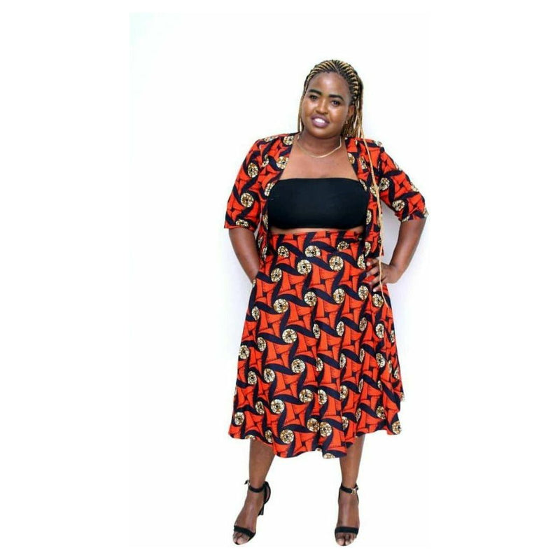 Tinomukudza skirt and jacket - Savannah Fashions