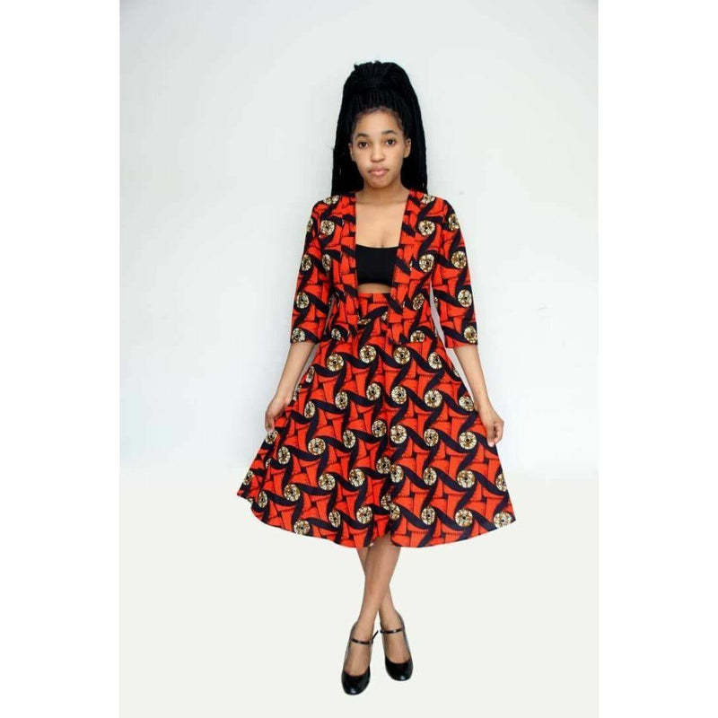 Tinomukudza skirt and jacket - Savannah Fashions